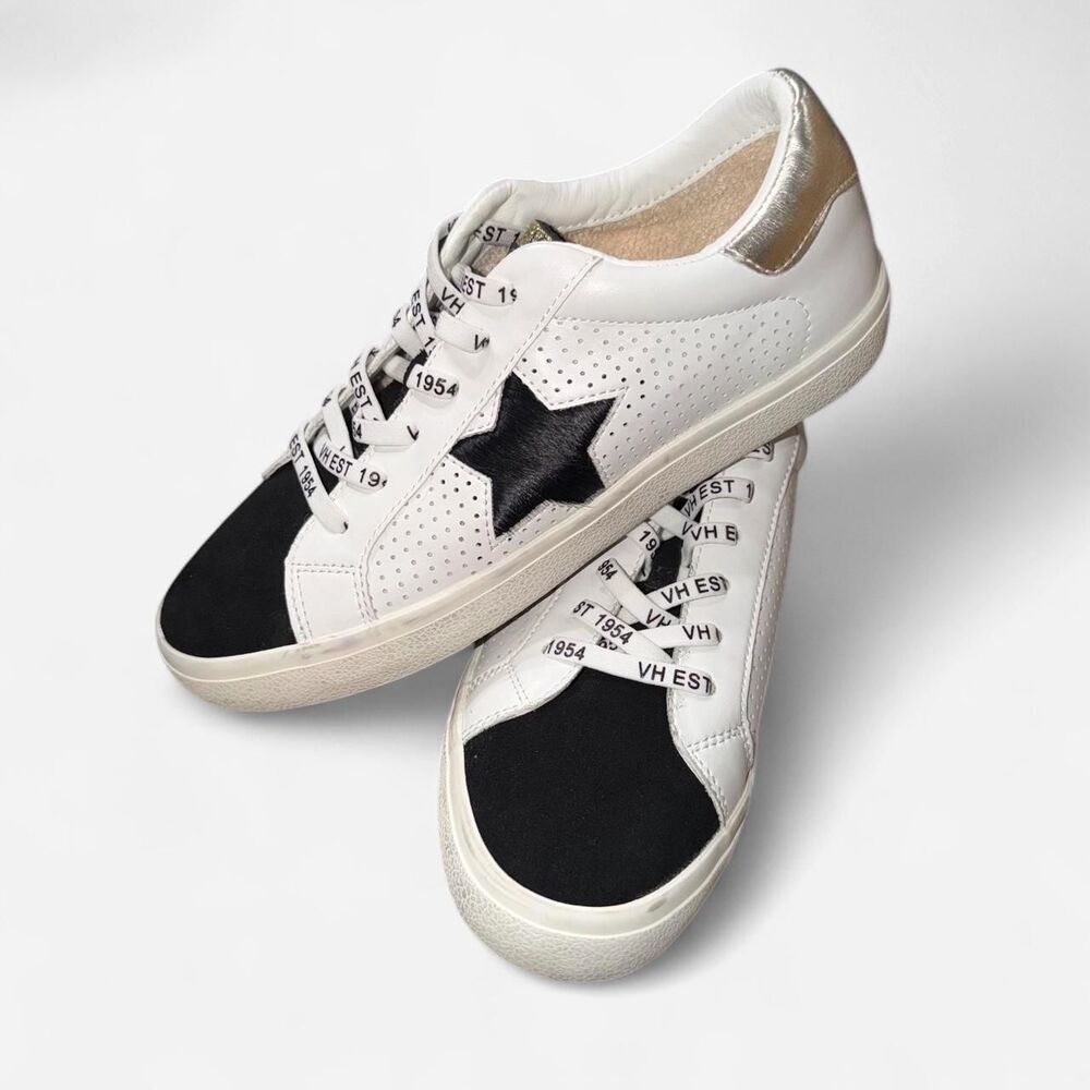 Vintage-havana Women's White and Black Trainers